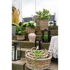 Cest Rattan Set Kuta – set van 3 kubu manden met plastic voering in naturel