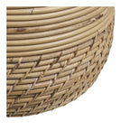 Mandenset Cesti Moro – rattan kubu in naturel, 41x41x37 cm