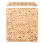 Waskorf Passo – rechthoekig waterhyacint met deksel in natuurlakleur