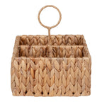 Opbergdoos Pleiku – handgeweven waterhyacint in natuurlijke kleur