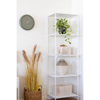 Mandenset Cesti di Arese – katoen en metaal in off-white