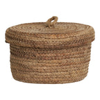 Opbergmanden Set Van 2 – natuurlijke bananenbladeren in een basis kleur