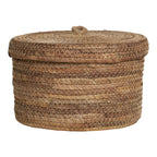 Opbergmanden Set Van 2 – natuurlijke bananenbladeren in een basis kleur