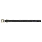 Trixie Halsband Hond Pure Leer Zwart