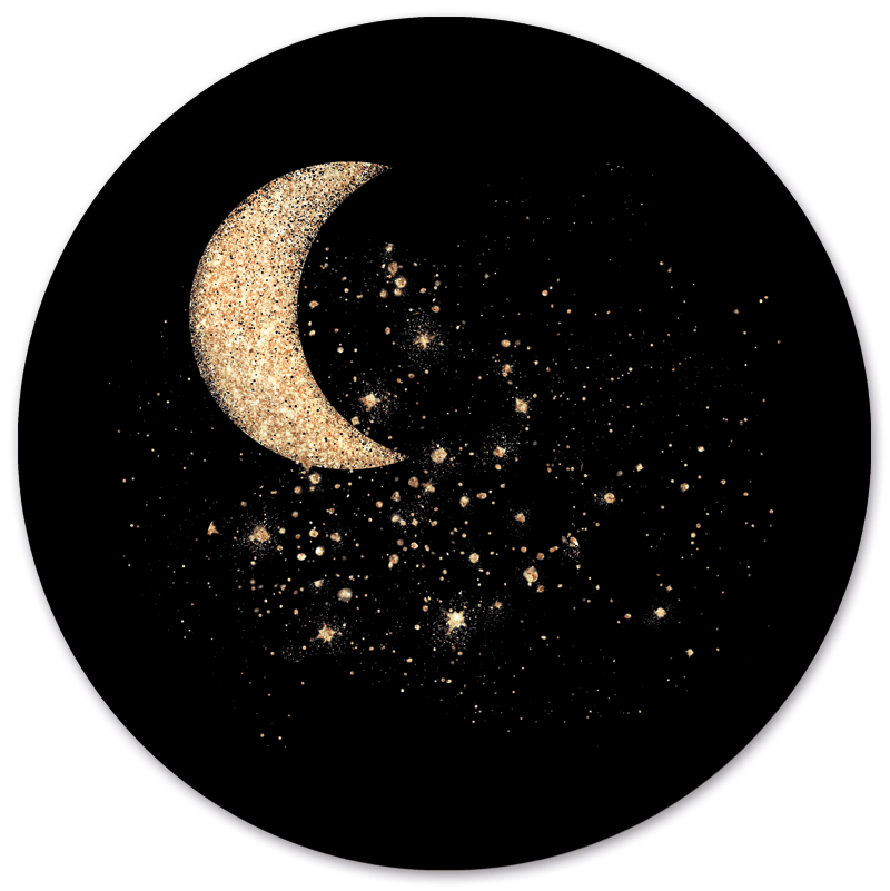 Muurcirkel Gold Moon