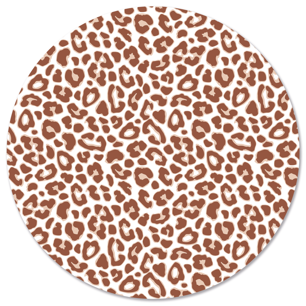 Muurcirkel Leopard Terracotta