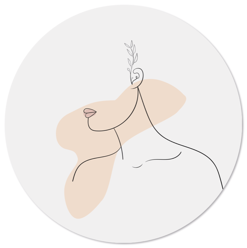 Muurcirkel Lady 2.0