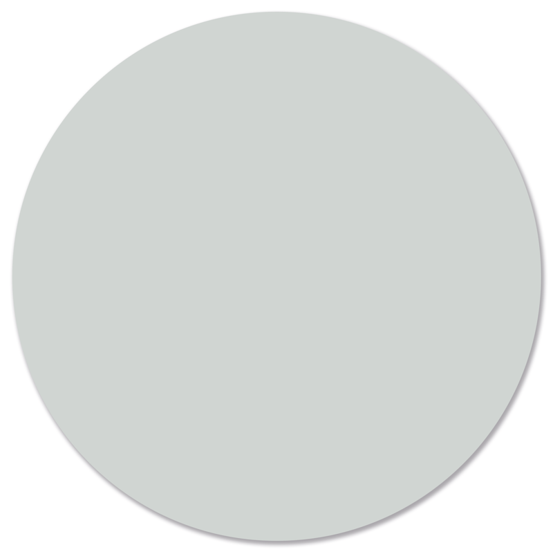 Muurcirkel Effen Pale Green