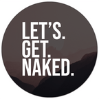Muurcirkel Let's Get Naked Moon