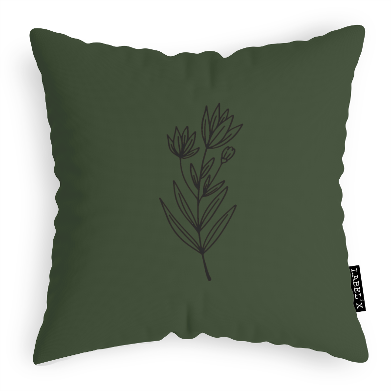 Kussen Wildflower Groen