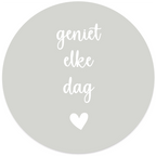 Muurcirkel Geniet Elke Dag