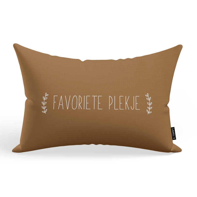 Kussen Favoriete Plekje Geel