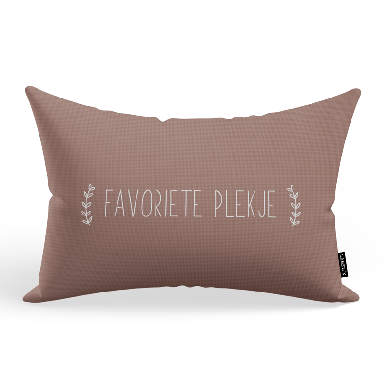 Kussen Favoriete Plekje Roze
