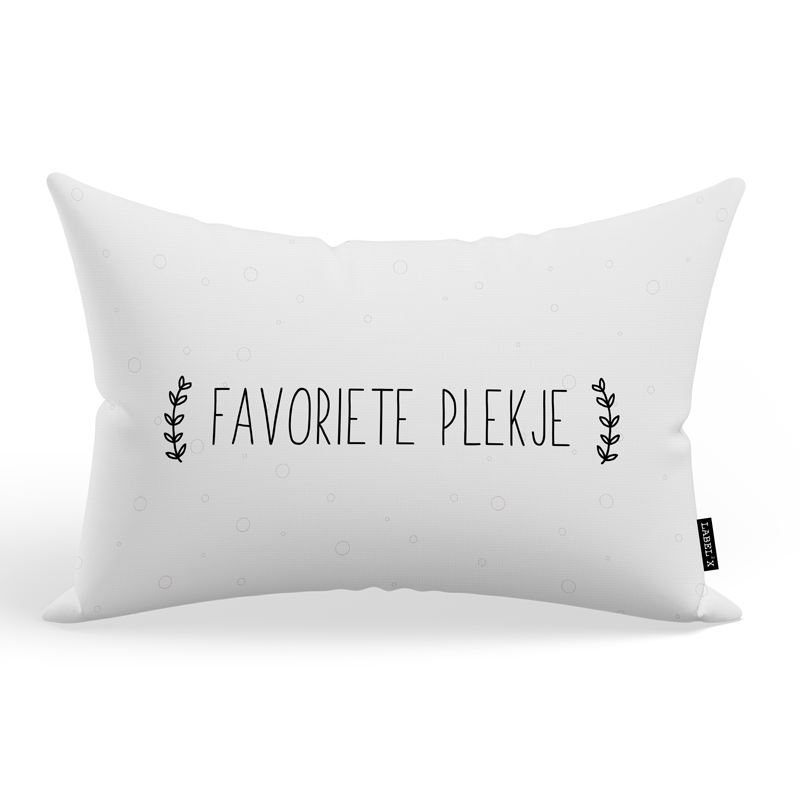 Kussen Favoriete Plekje Wit