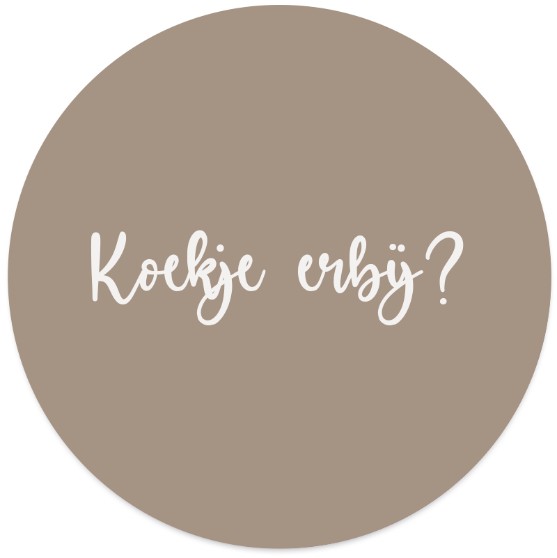 Muurcirkel Koekje Erbij
