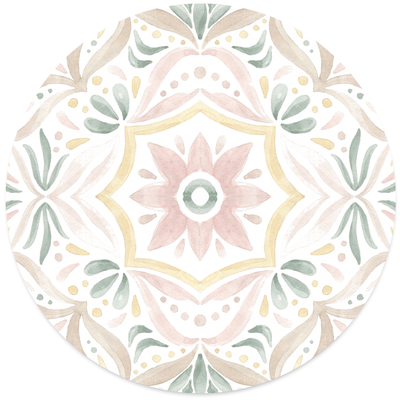 Muurcirkel Summer Floral