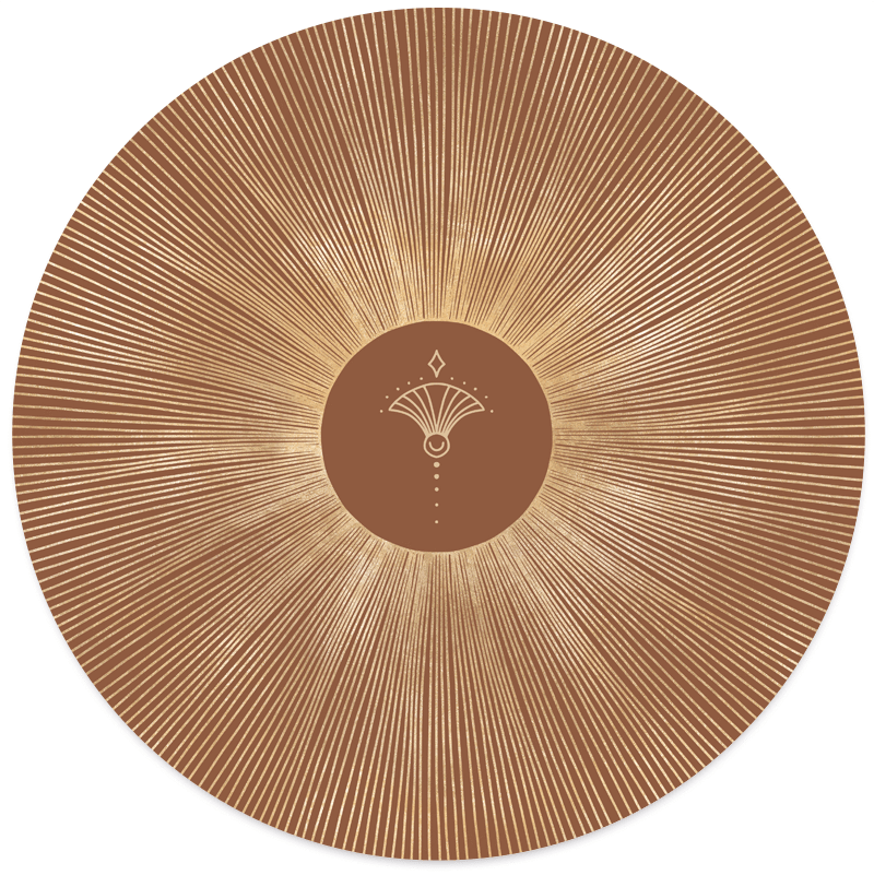 Muurcirkel Golden Sun