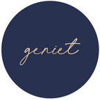 Muurcirkel Geniet Blauw