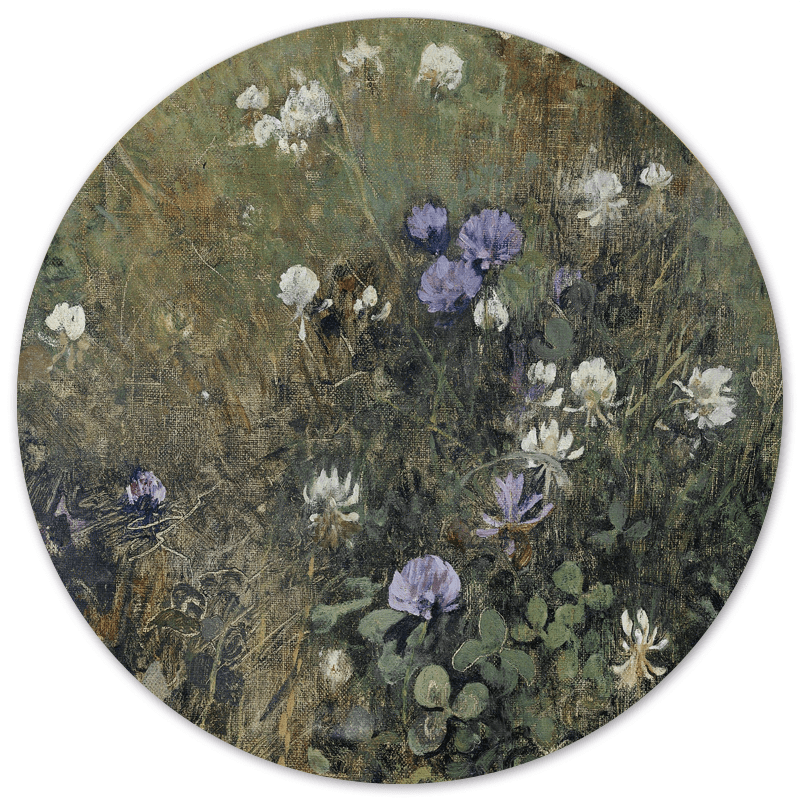 Muurcirkel Klaverbloemen Jac Van Looij, Ca. 1897