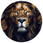 Muurcirkel L2X Lion Leaves