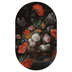 Muurovaal Stilleven Bloemen