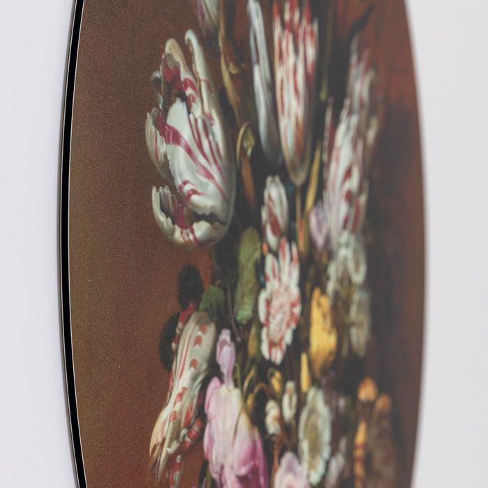 Muurovaal Stilleven Bloemen