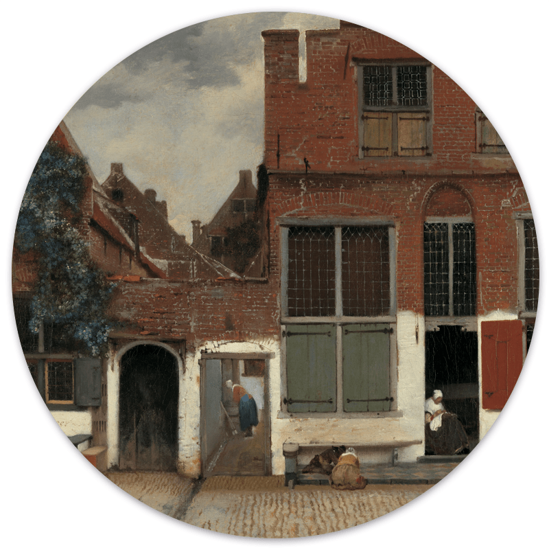 Muurcirkel Het Straatje, Johannes Vermeer