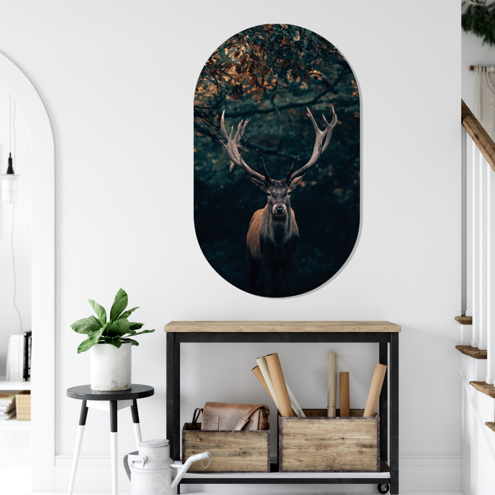 Muurovaal Dark Deer