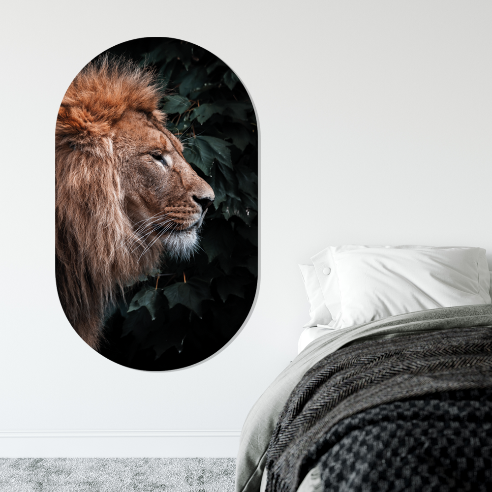 Muurovaal Lion Head