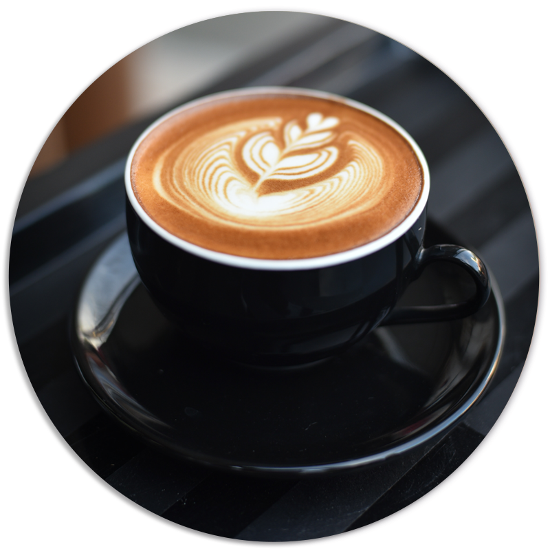 Muurcirkel Cappuccino