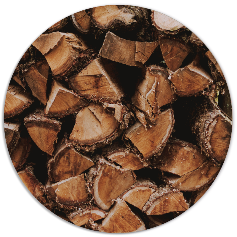 Muurcirkel Hout