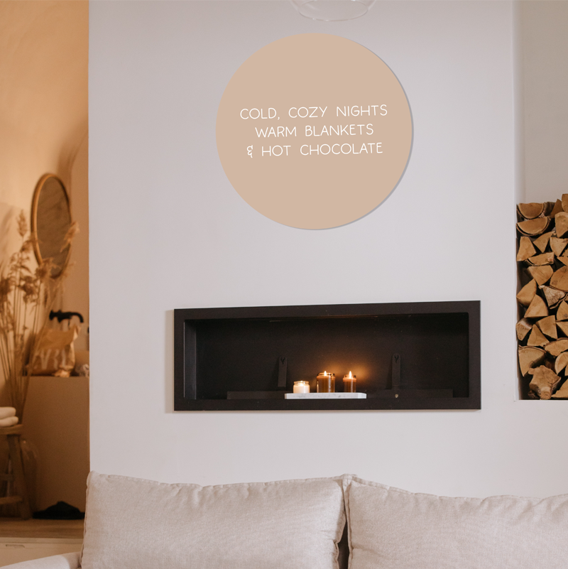 Muurcirkel Cozy