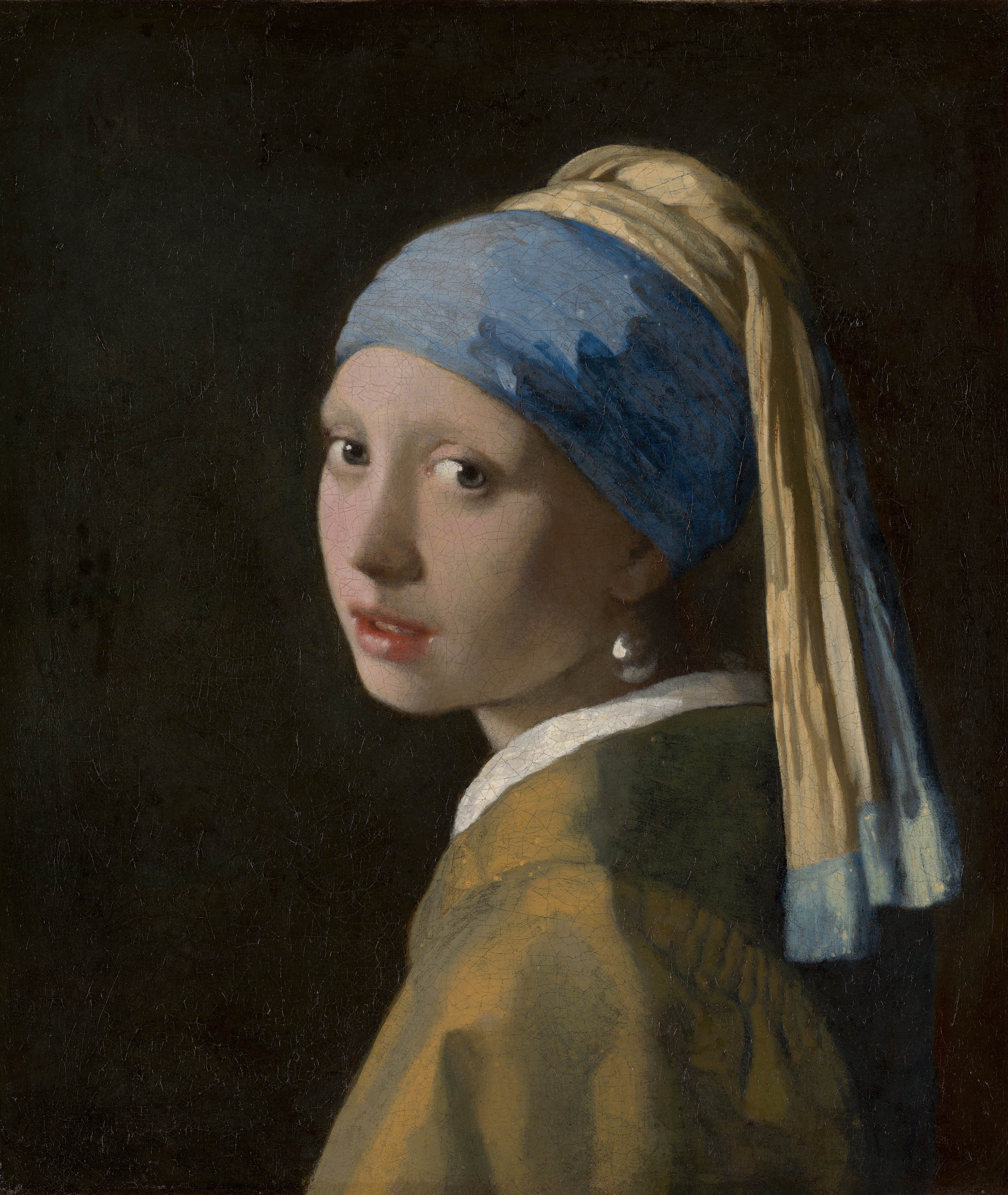 Muurcirkel Het Meisje Met De Parel, Johannes Vermeer