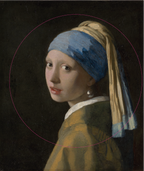 Muurcirkel Het Meisje Met De Parel, Johannes Vermeer