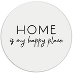 Muurcirkel Home Is My Happy Place