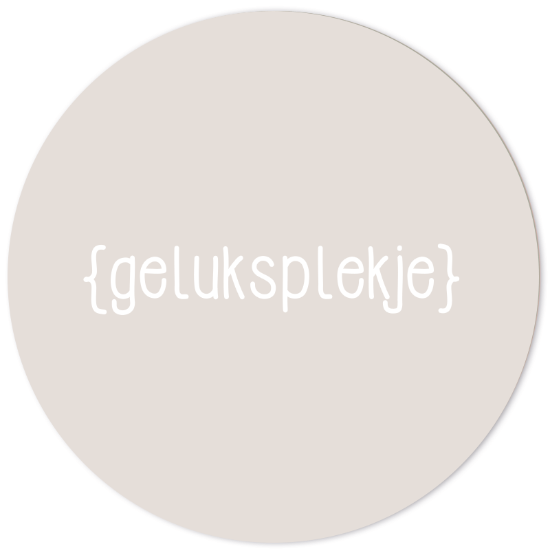 Muurcirkel Geluksplekje