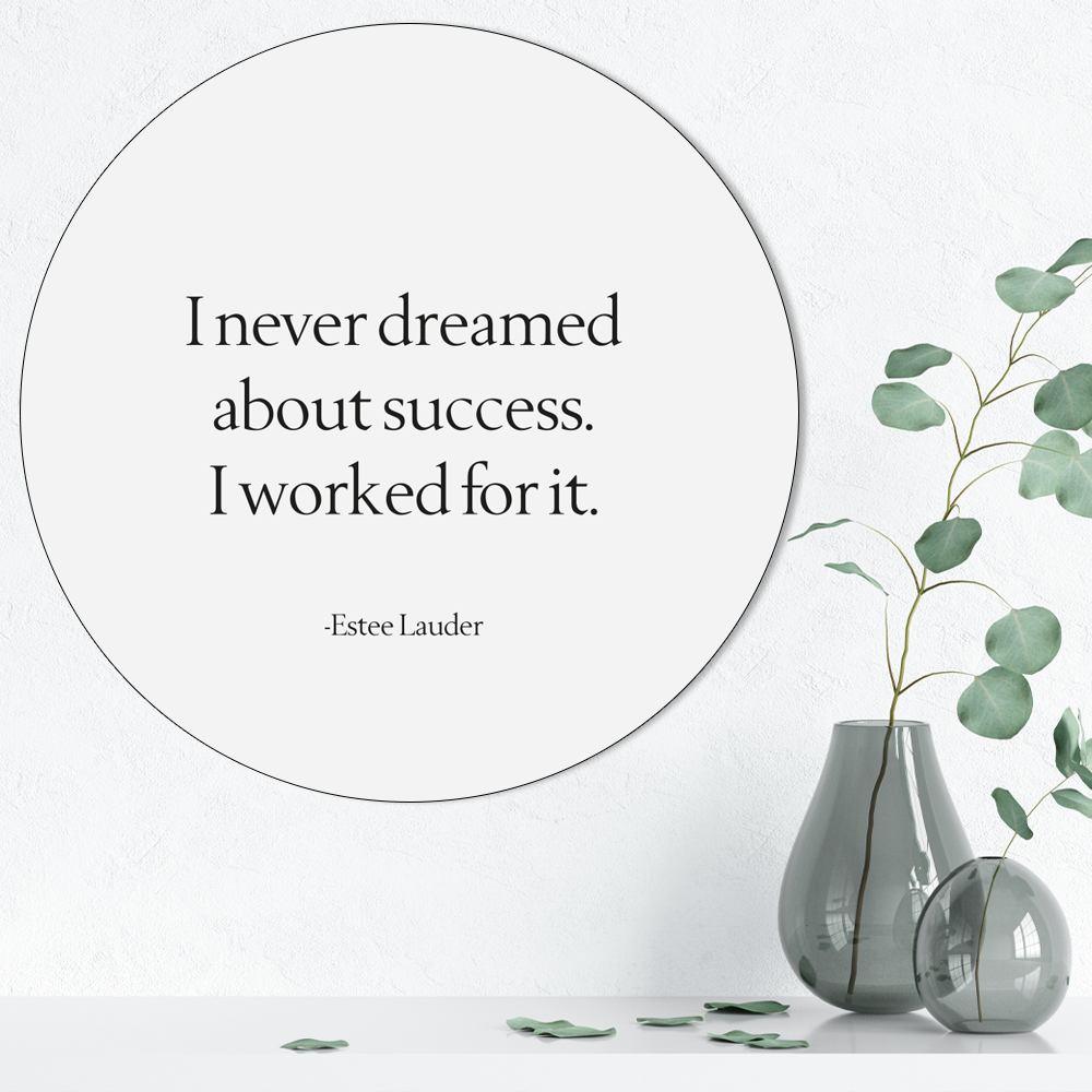 Muurcirkel I Never Dreamed About Succes