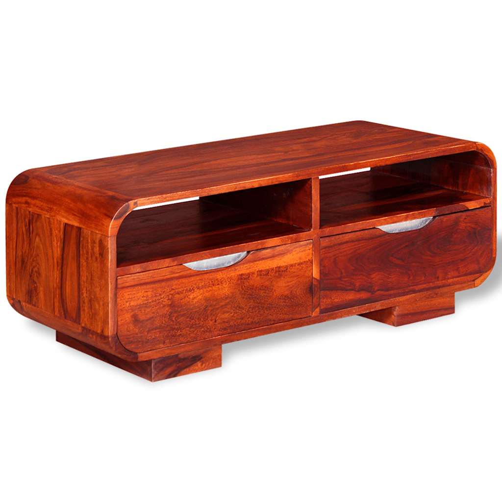 Salontafel 90X40X35 Cm Massief Acaciahout