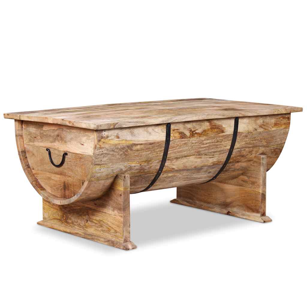Salontafel 88X50X40 Cm Massief Mangohout