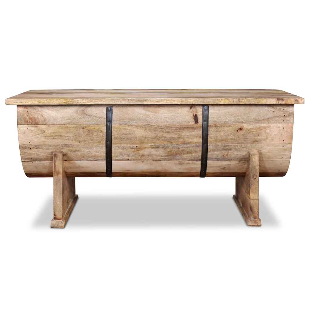 Salontafel 88X50X40 Cm Massief Mangohout