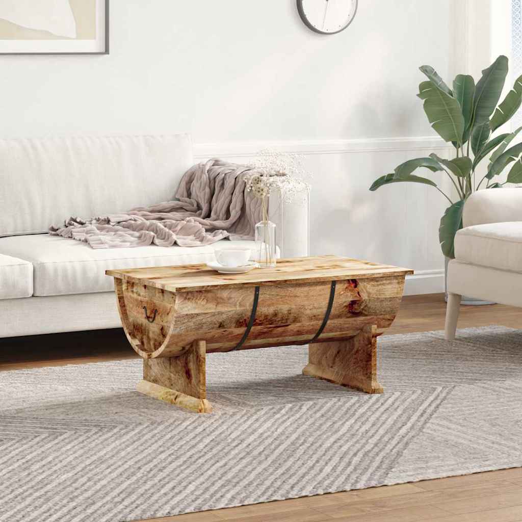 Salontafel 88X50X40 Cm Massief Mangohout
