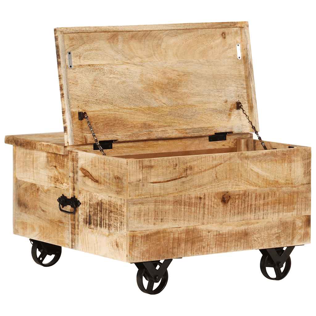 Salontafel 70X70X40 Cm Ruw Mangohout