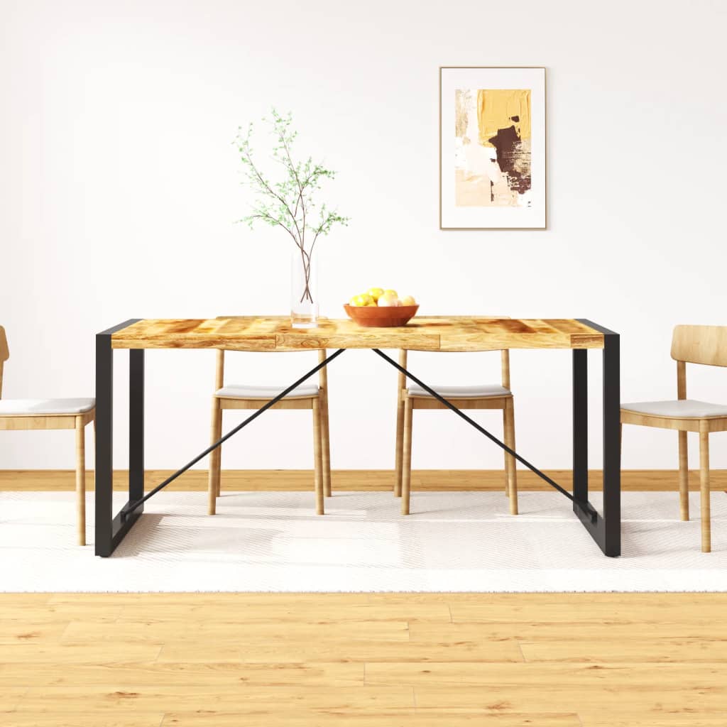 Eettafel Massief Ruw Mangohout