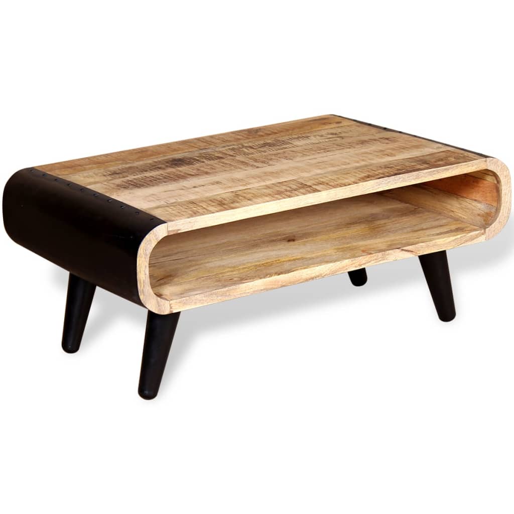 Salontafel 90X55X39 Cm Ruw Mangohout