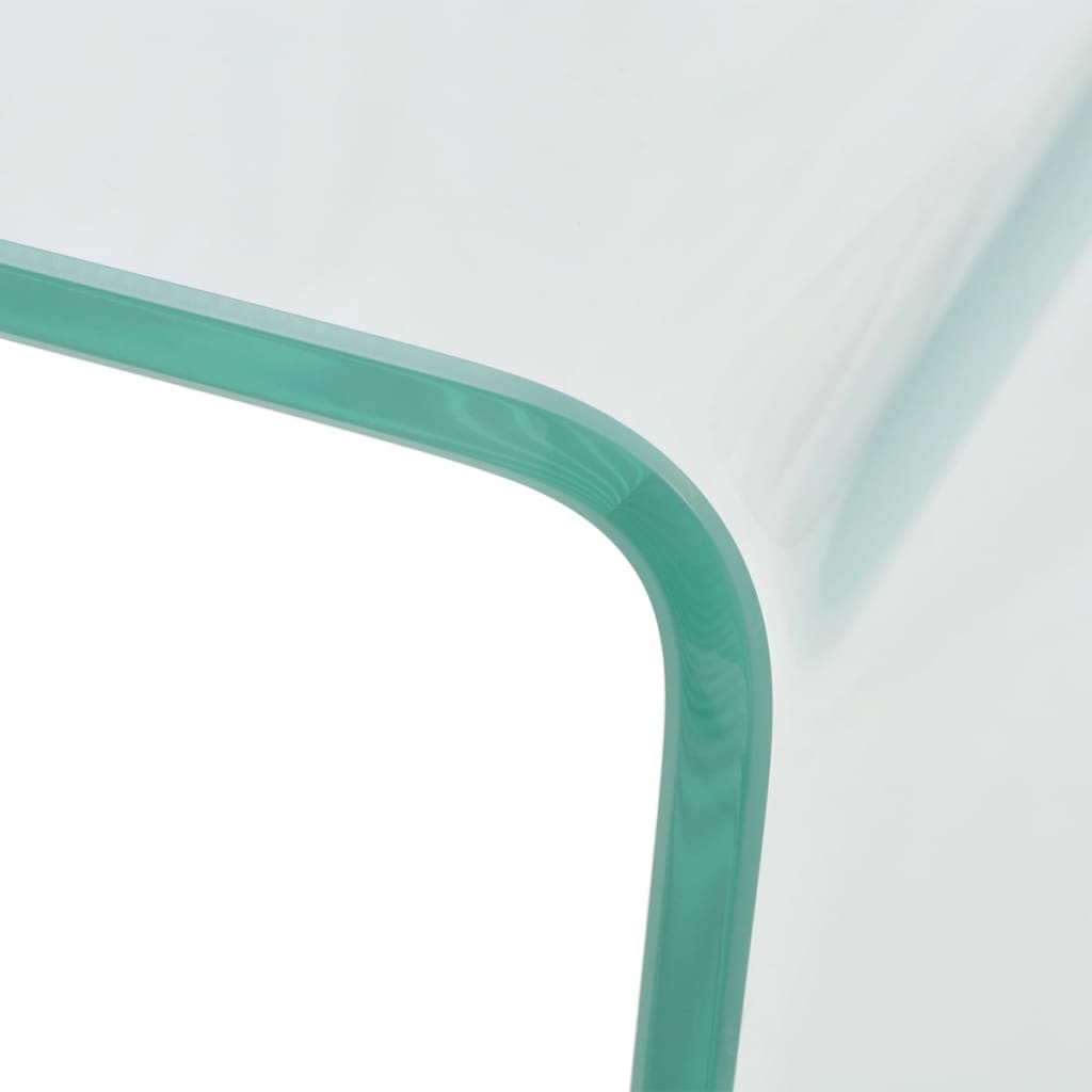 Salontafel Transparant 49,5X50X45 Cm Gehard Glas