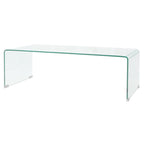 Salontafel 98X45X30 Cm Gehard Glas Transparant