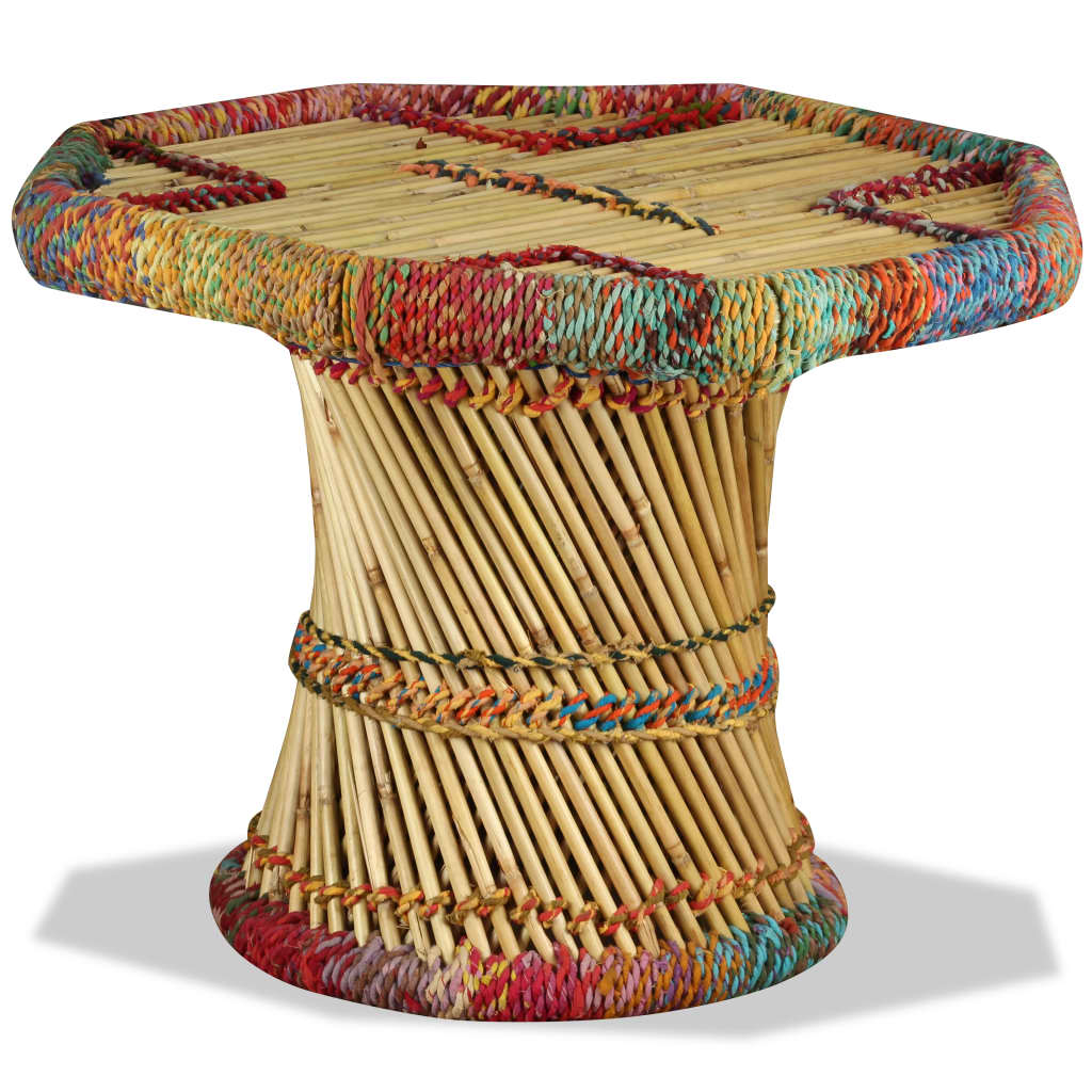 Salontafel Achthoekig 60X60X45 Cm Bamboe