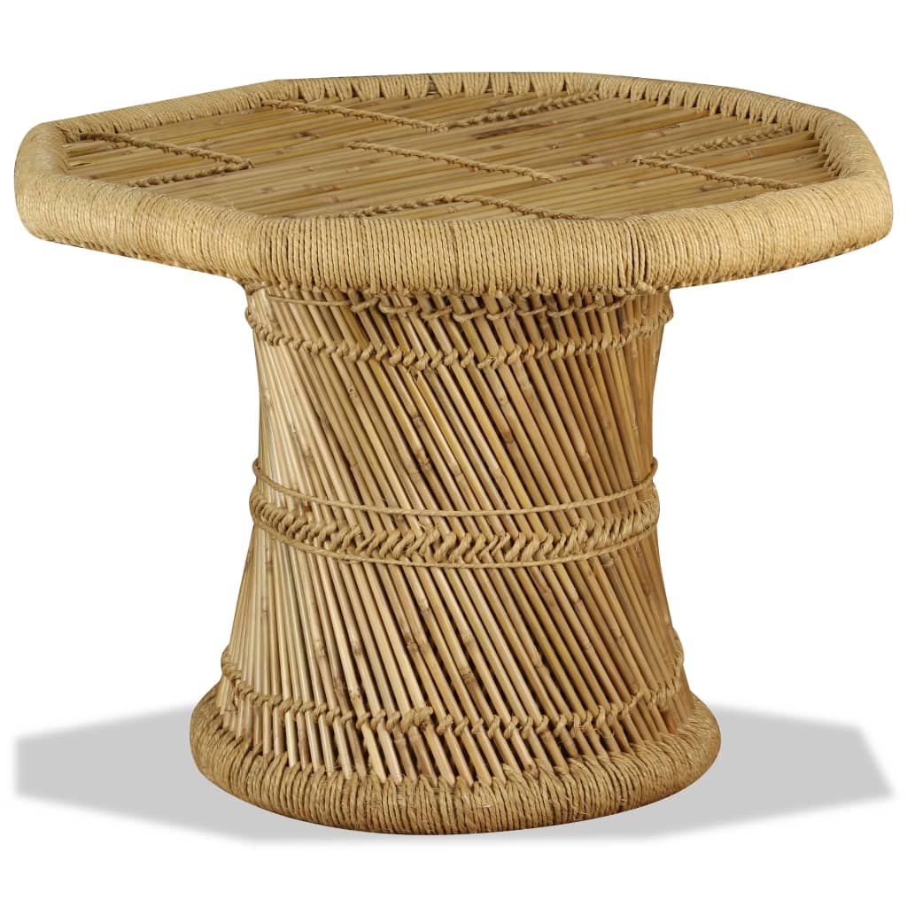 Salontafel Achthoekig 60X60X45 Cm Bamboe