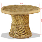 Salontafel Achthoekig 60X60X45 Cm Bamboe