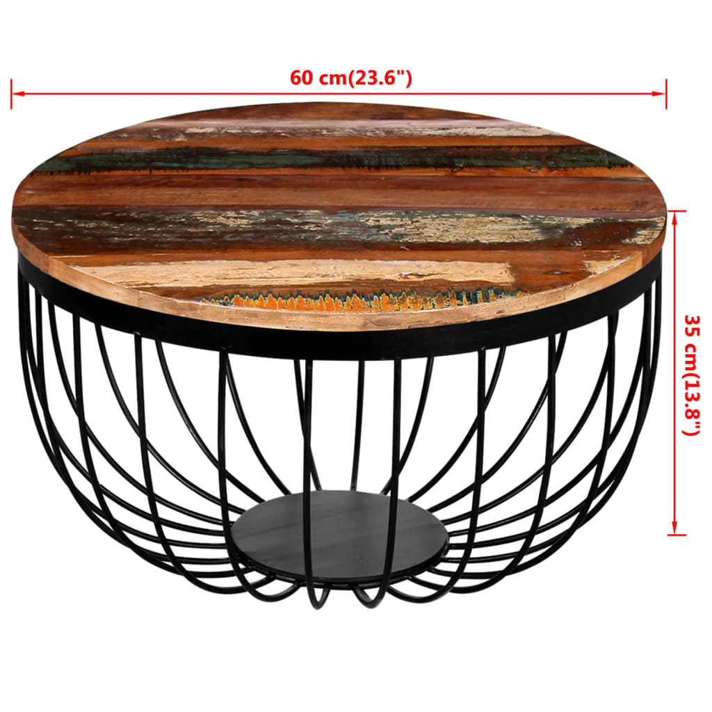 Salontafel Massief Gerecycled Hout